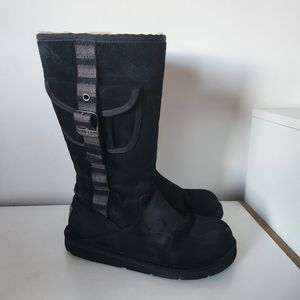 Black ugg boots size 8